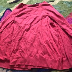 Trina Turk coral poncho - size medium